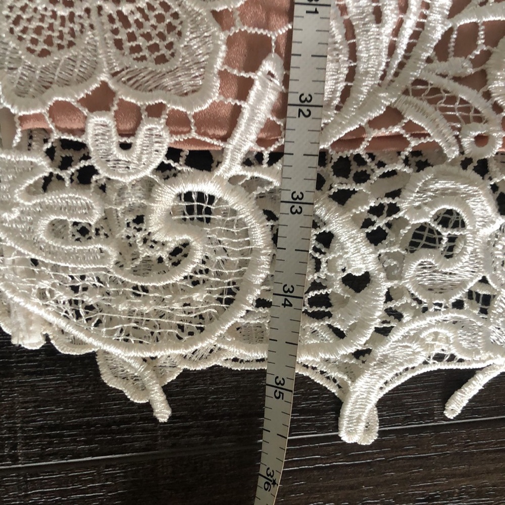 NWT DRESS THE POPULATION Lace Dress (S) - Ivory - Picture 10 of 14